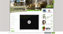 Desktop Screenshot of cinemambiente.it