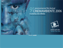 Tablet Screenshot of 2006.cinemambiente.it